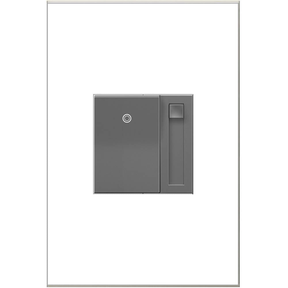 Legrand ADPD4FBL3P2M4 Magnesium Paddle Dimmer, 0-10v Dimmer Image 1