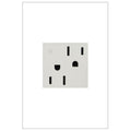 Legrand ARCD152W10 White Tamper-resistant Dual Controlled Outlet, 15a Image 1