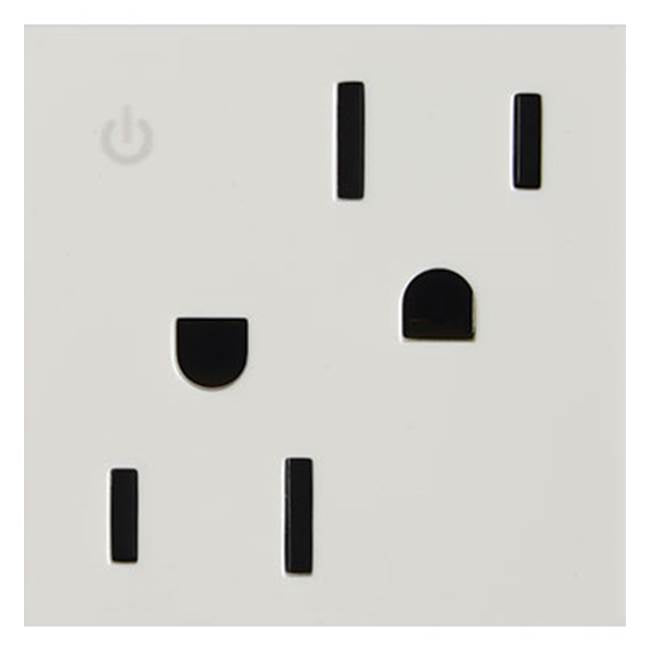 Legrand Adorne Tamper-resistant Dual Controlled Outlet, 15a