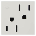 Legrand Adorne Tamper-resistant Dual Controlled Outlet, 15a