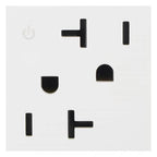 Legrand Adorne Tamper-resistant Dual Controlled Outlet, 20a
