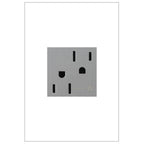 Legrand ARCH152M10 Magnesium Tamper-resistant Half Controlled Outlet Image 1