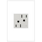 Legrand ARCH152W10 White Tamper-resistant Half Controlled Outlet Image 1