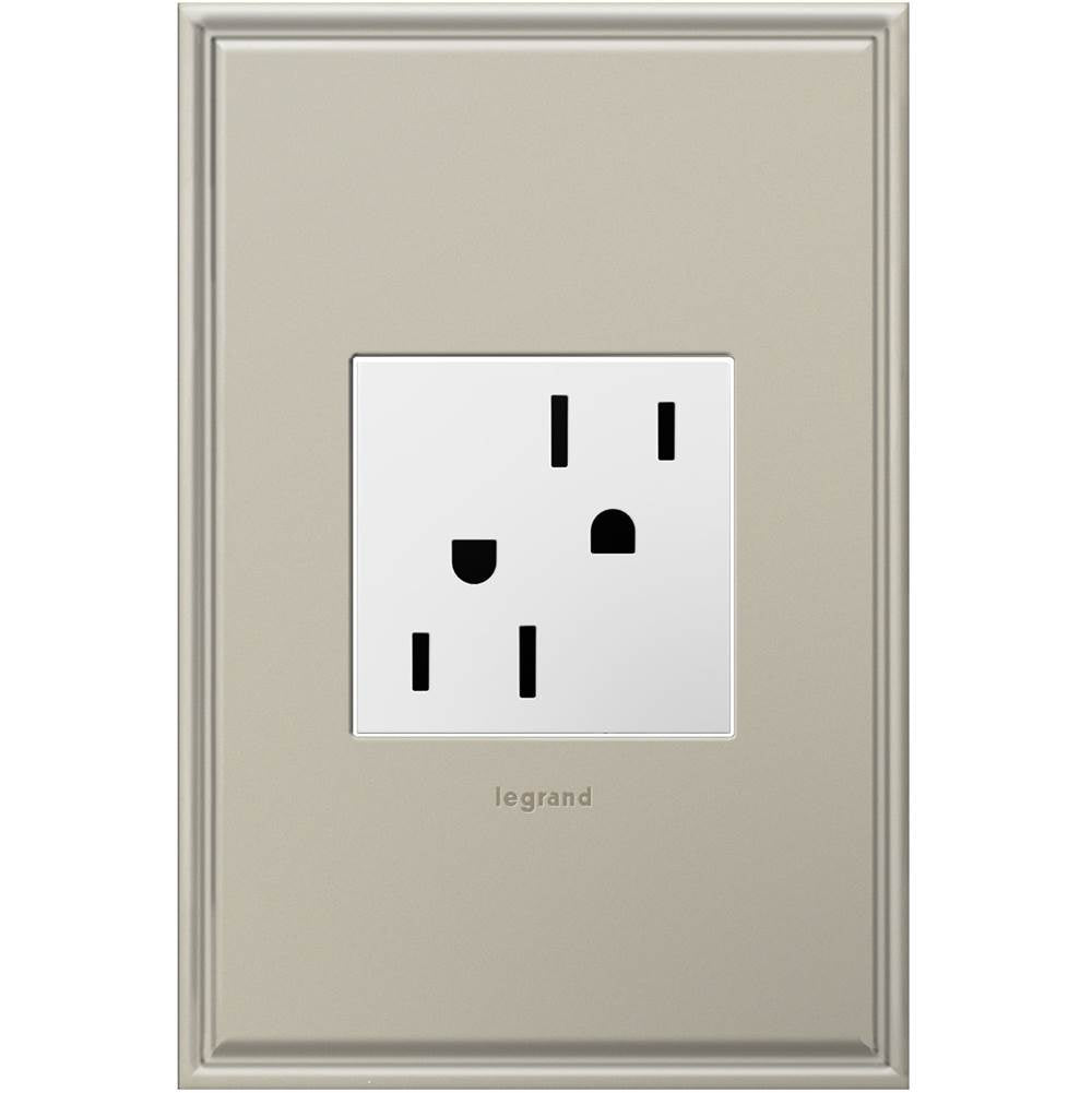 Legrand ARTR152W4 White Tamper-resistant Outlet, 15a Image 2