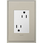 Legrand ARTR153W4 White Tamper-resistant Outlet, Plus Size, 15a Image 2