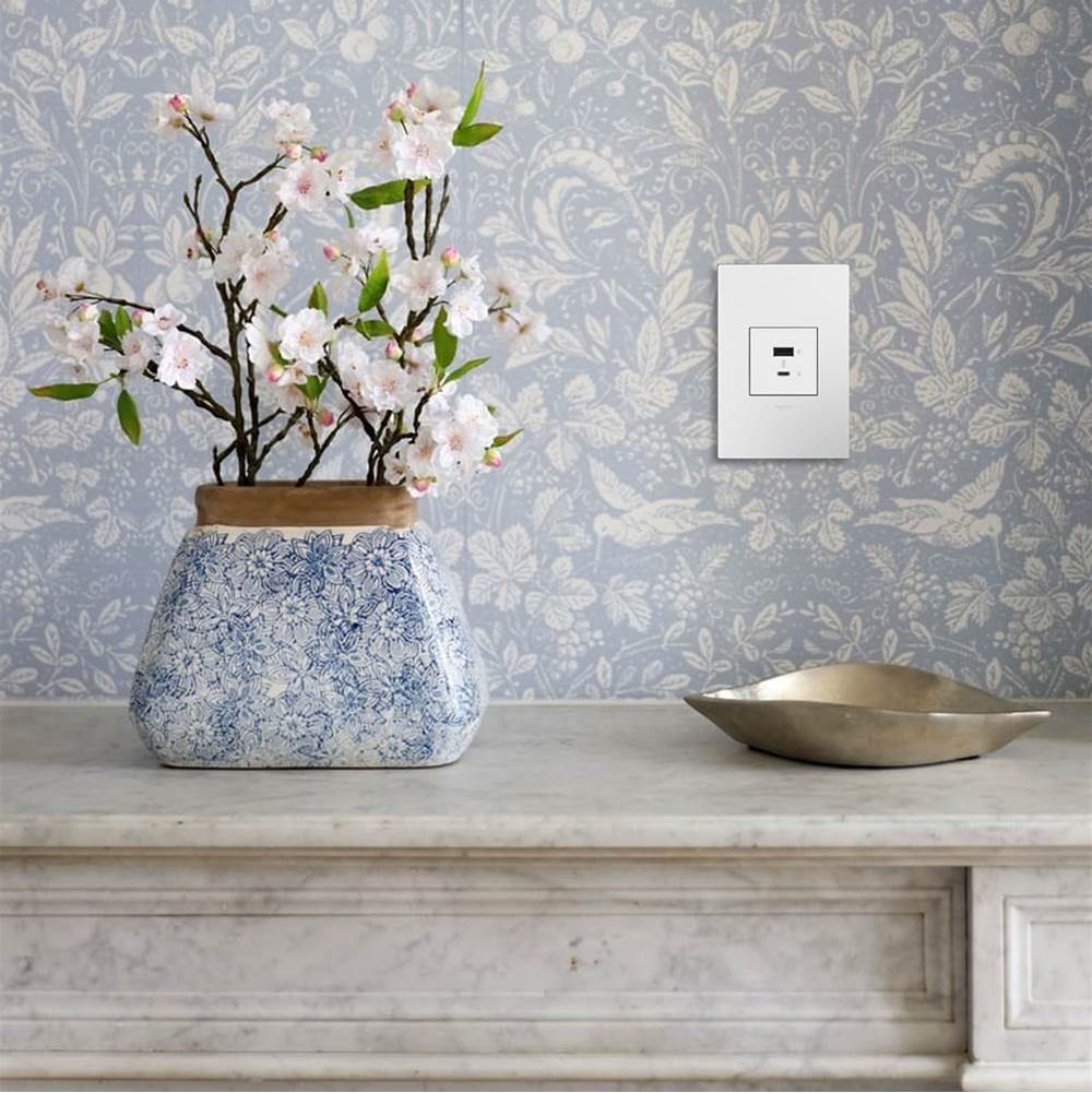Legrand ARUSB2AC6W4 White Adorne Full-size, Hybrid Usb Outlet, A/c Usb Outlet, White Image 6