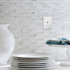 Legrand ARUSB2AC6W4 White Adorne Full-size, Hybrid Usb Outlet, A/c Usb Outlet, White Image 4
