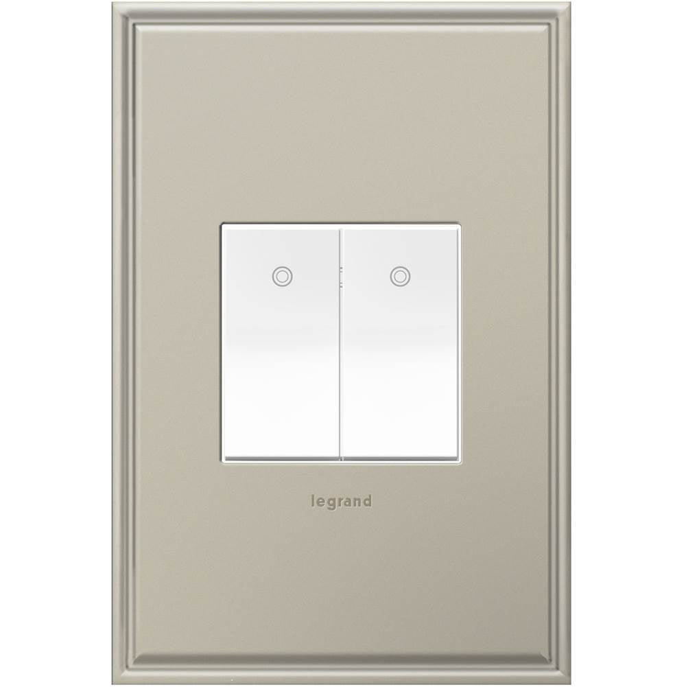 Legrand ASPD1531W277 White Paddle Switch, Half-size, 277v Image 2