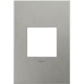 Legrand AWC1G2BS4 Brushed Stainless Steel Brushed Stainless Steel, 1-gang Wall Plate Image 1