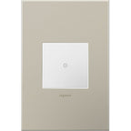 Legrand Adorne Brushed Stainless Steel, 1-gang Wall Plate