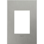Legrand AWC1G3BS4 Brushed Stainless Steel Brushed Stainless Steel, 1-gang + Wall Plate Image 1