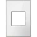 Legrand AWM1G2MWW4 Mirror White Mirror White-on-white,  1-gang Wall Plate Image 1