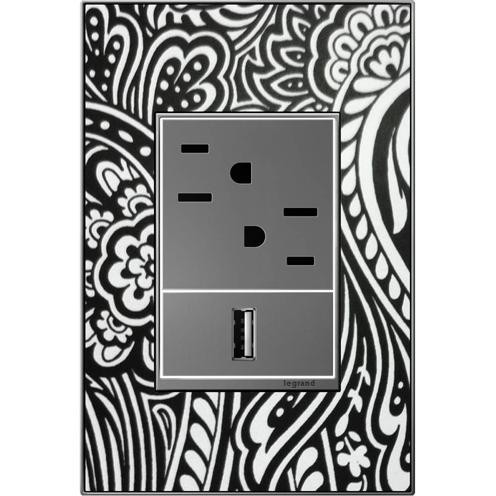 Legrand  Adorne Copper One-gang-plus Screwless Wall Plate