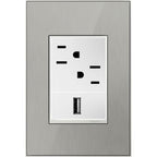 Legrand  Adorne Copper One-gang-plus Screwless Wall Plate