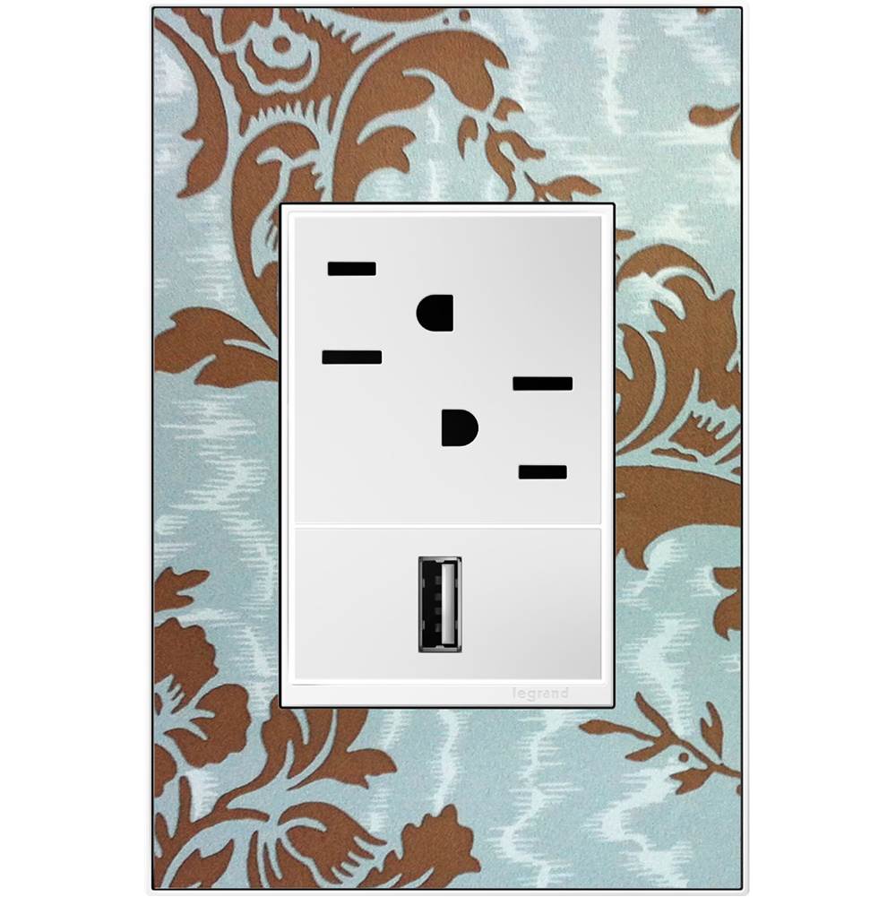 Legrand  Adorne Copper One-gang-plus Screwless Wall Plate