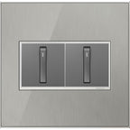 Legrand  Adorne Copper Two-gang Screwless Wall Plate