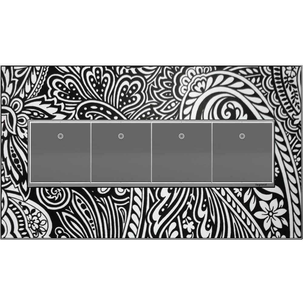 Legrand  Adorne Copper Four-gang Screwless Wall Plate