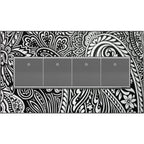 Legrand  Adorne Copper Four-gang Screwless Wall Plate