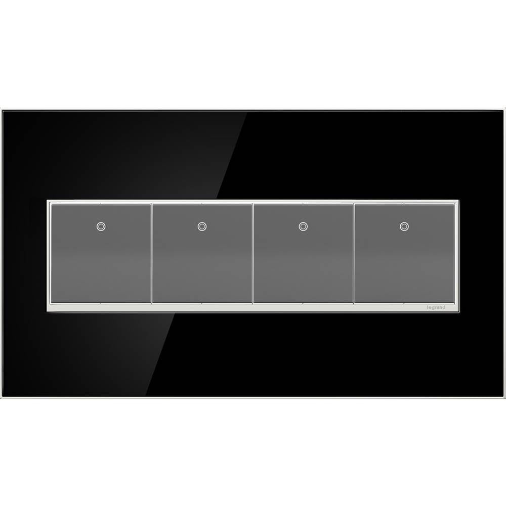 Legrand  Adorne Copper Four-gang Screwless Wall Plate