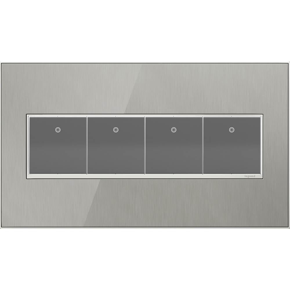 Legrand  Adorne Copper Four-gang Screwless Wall Plate