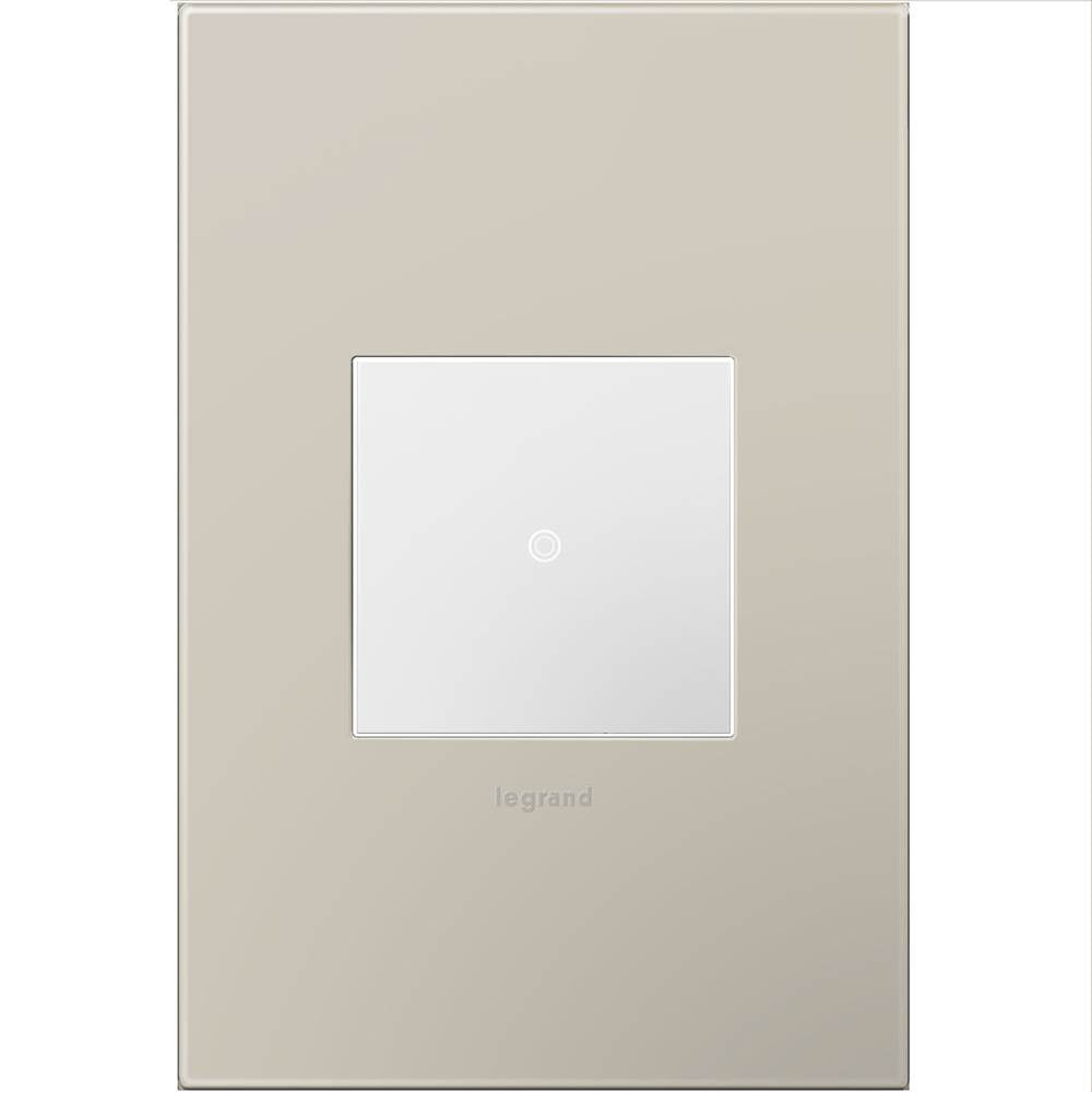 Legrand Adorne Greige, 1-gang Wall Plate