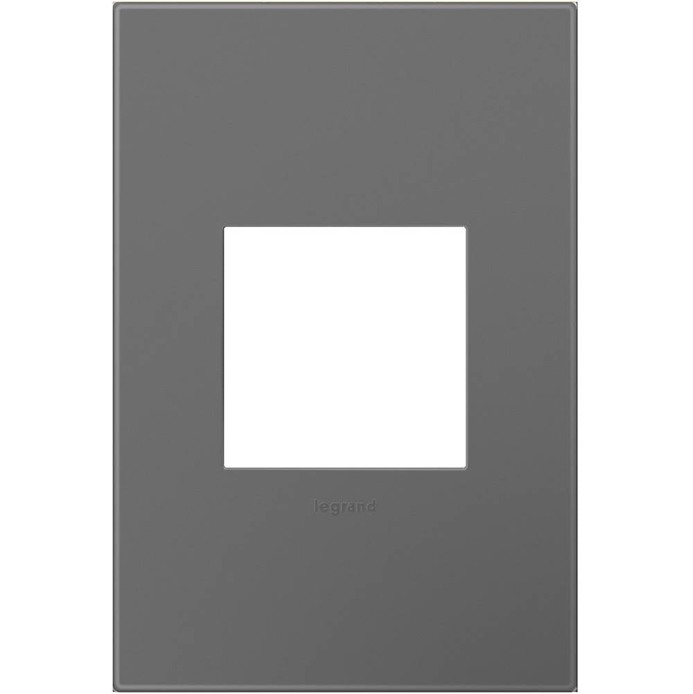Legrand AWP1G2MG6 Magnesium Magnesium, 1-gang Wall Plate Image 1