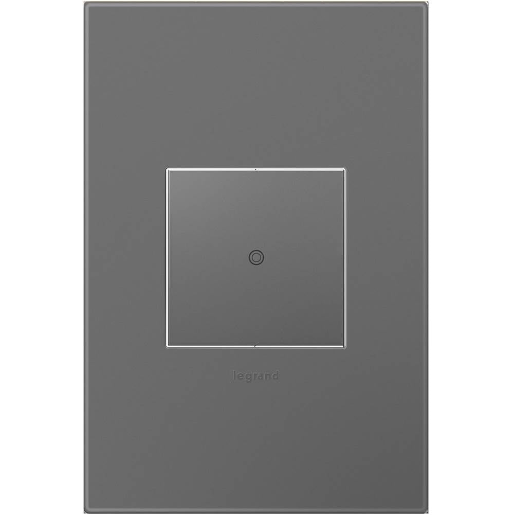 Legrand Adorne Magnesium, 1-gang Wall Plate