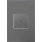 Legrand Adorne Magnesium, 1-gang Wall Plate