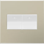 Legrand Adorne Pale Blue, 2-gang Wall Plate