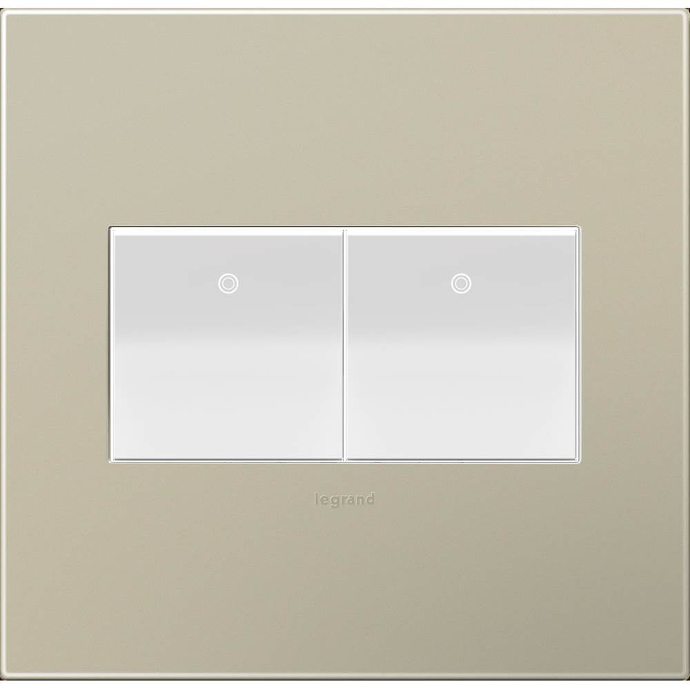 Legrand Adorne Pale Blue, 2-gang Wall Plate