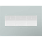 Legrand Adorne Pale Blue, 3-gang Wall Plate