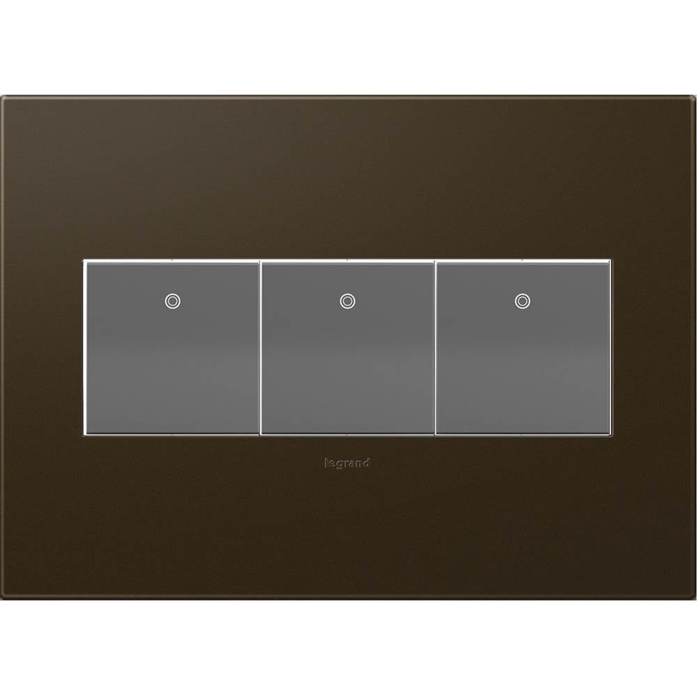 Legrand Adorne Pale Blue, 3-gang Wall Plate