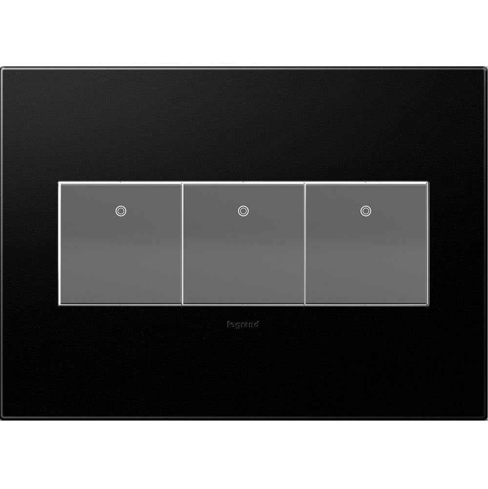 Legrand Adorne Pale Blue, 3-gang Wall Plate