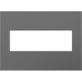 Legrand AWP3GMG4 Magnesium Magnesium, 3-gang Wall Plate Image 1