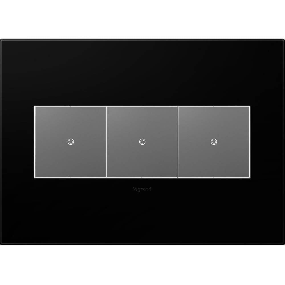 Legrand Adorne Pale Blue, 3-gang Wall Plate