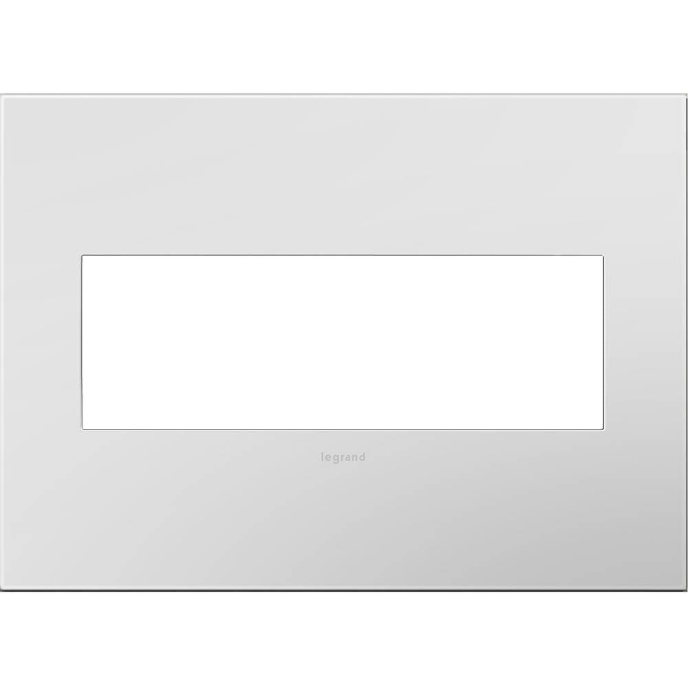 Legrand AWP3GPW4 Powder White Powder White, 3-gang Wall Plate Image 1