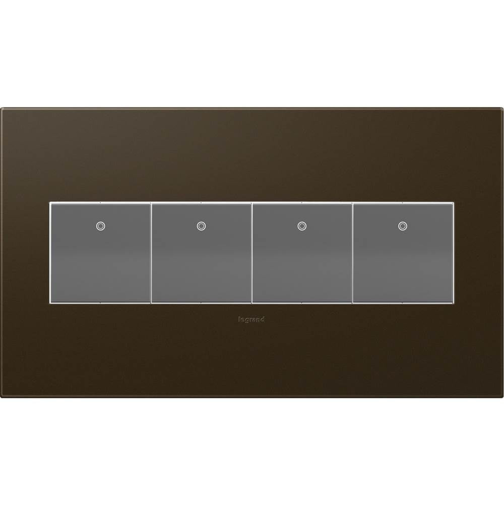Legrand Adorne Pale Blue, 4-gang Wall Plate