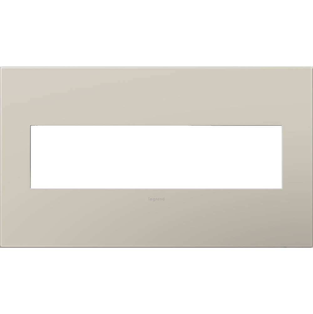 Legrand AWP4GGG4 Greige Greige, 4-gang Wall Plate Image 1