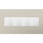 Legrand Adorne Pale Blue, 4-gang Wall Plate