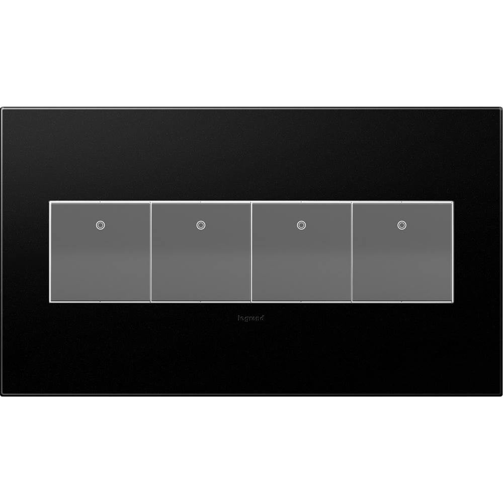 Legrand Adorne Pale Blue, 4-gang Wall Plate