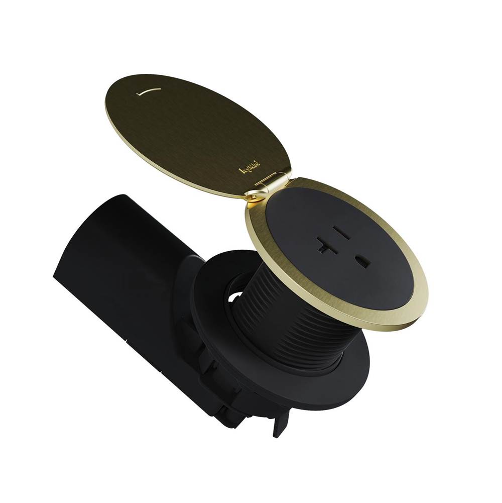 Legrand  Kitchen Countertop Outlet Lid Black Bk