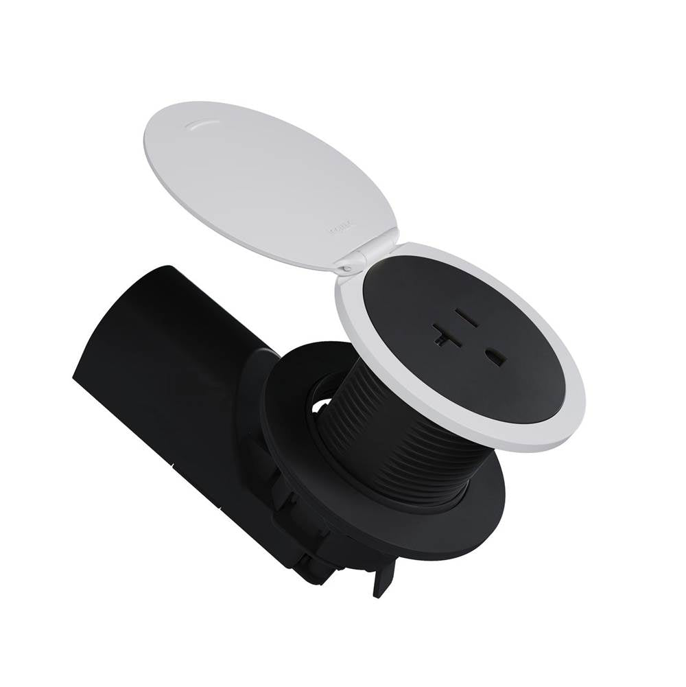 Legrand  Kitchen Countertop Outlet Lid Black Bk