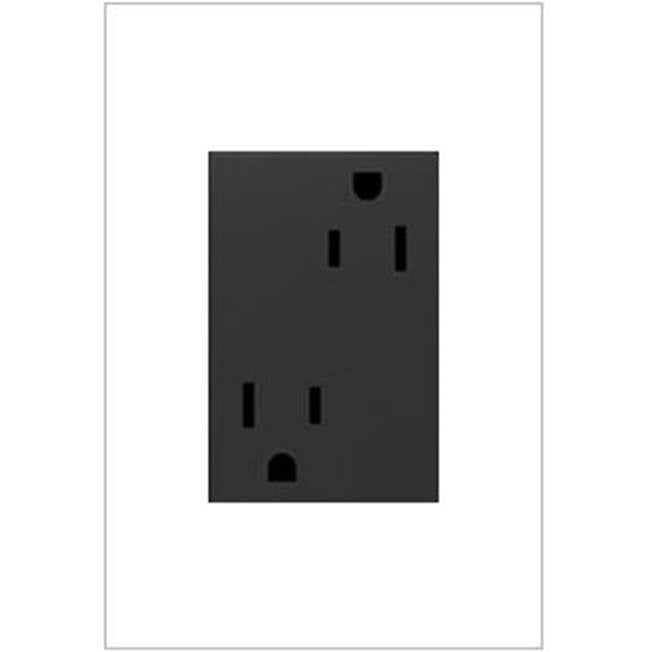Legrand Adorne Tamper-resistant Outlet, Plus Size, 15a