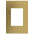 Legrand Adorne Brushed Satin Brass, 1-gang Plus  Wall Plate