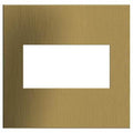 Legrand Adorne Brushed Satin Brass, 2-gang  Wall Plate