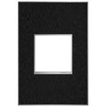 Legrand Adorne Black Stainless, 1-gang Wall Plate