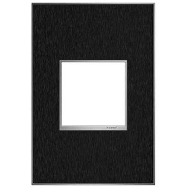 Legrand Adorne Black Stainless, 1-gang Wall Plate
