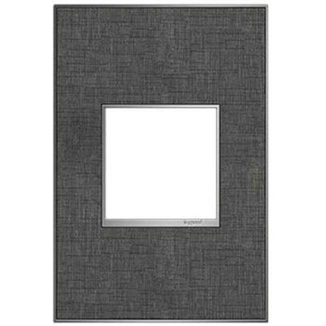 Legrand Adorne Slate Linen, 1-gang Wall Plate