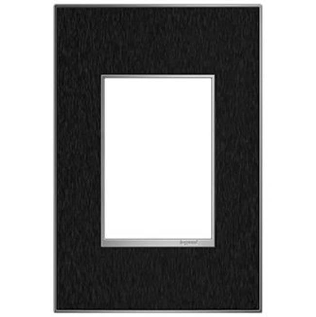 Legrand Adorne Black Stainless, 1-gang Plus Wall Plate