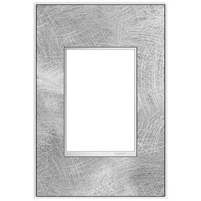 Legrand Adorne Spiraled Stainless, 1-gang Plus Wall Plate